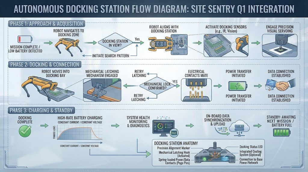 Autonomous Docking Station Flow Diagram