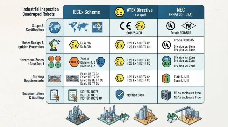 IECEx Scope for Inspection Robots: Compliance Guide