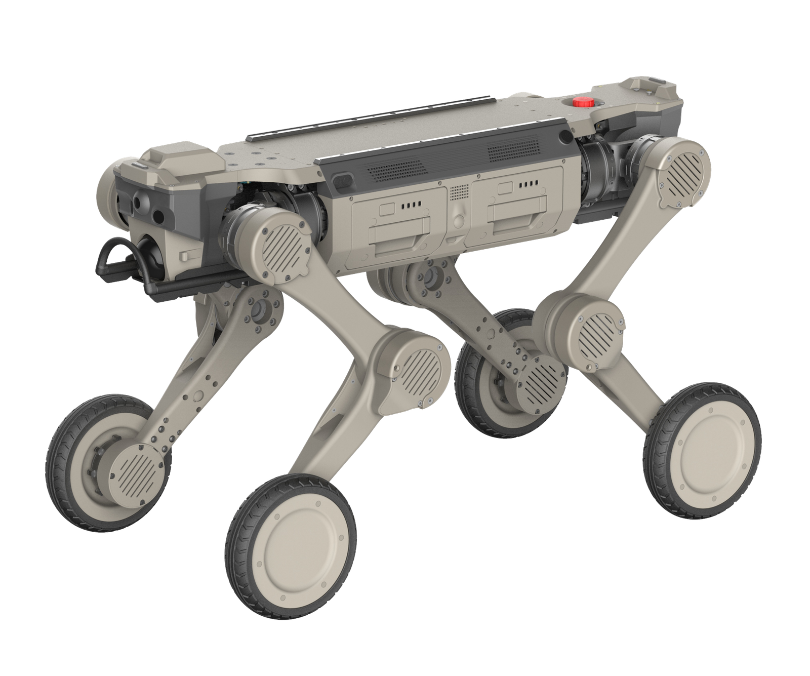TongChui M1 quadruped robot configured for campus and fixed-site autonomous patrol
